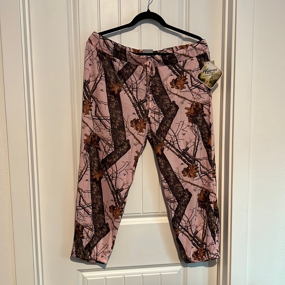 Wilderness Dreams pink camouflage pajamas bottoms
